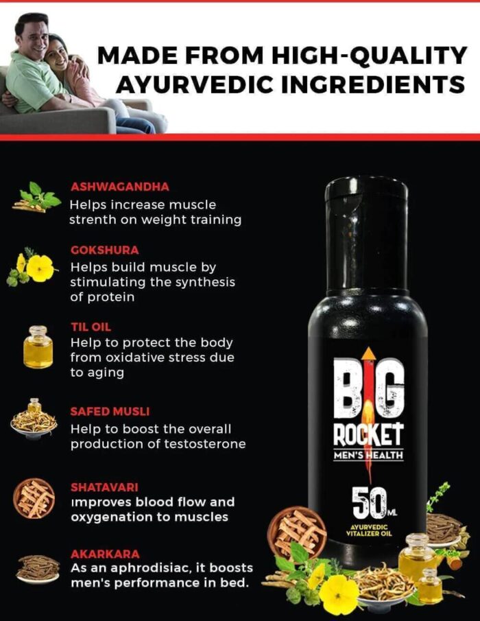 Buy Big Rocket Ayurvedic Oil