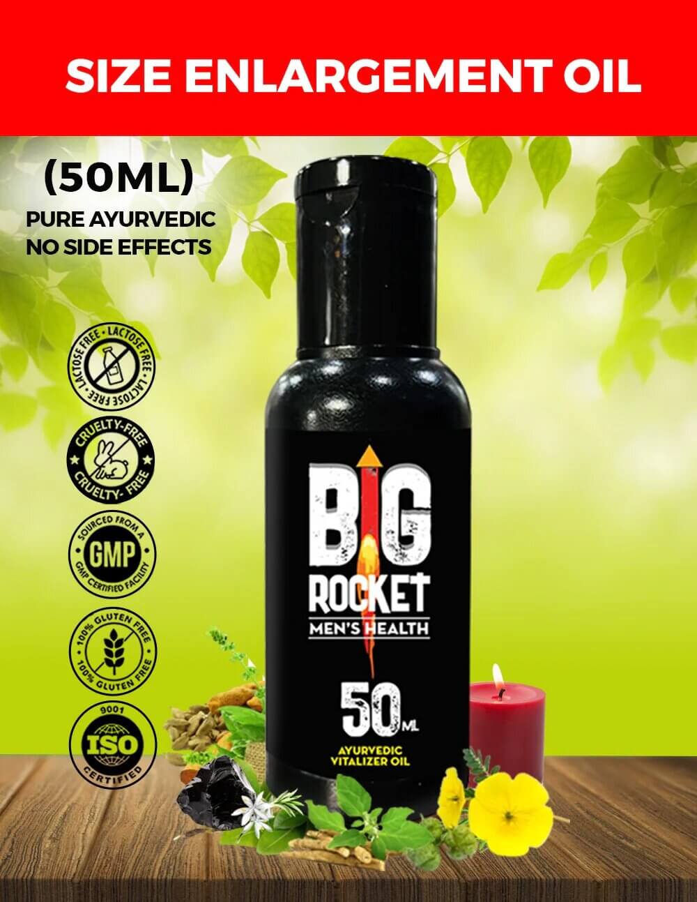 Buy Big Rocket Ayurvedic Oil Online in USA, UK