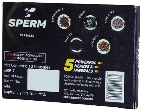 Buy Dr Chopra Sperm XXX Gold Capsule Online