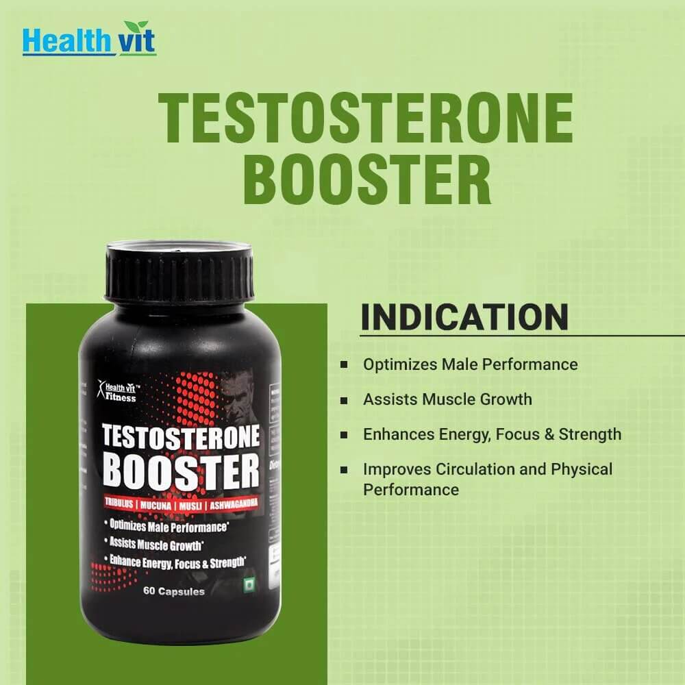 Buy Healthvit Fitness Testosterone Booster Capsule Online