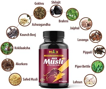 Buy Max Ayurveda Musli Premium Capsules