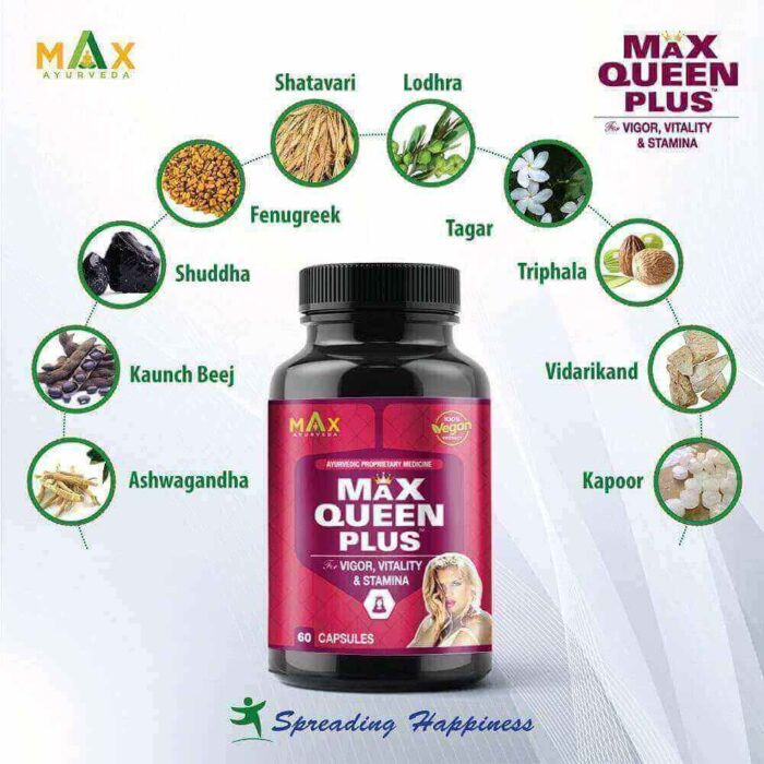 Buy Max Ayurveda Queen Plus Capsule Online