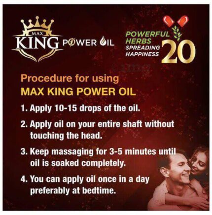 Buy Max King Massage Power Oil Online