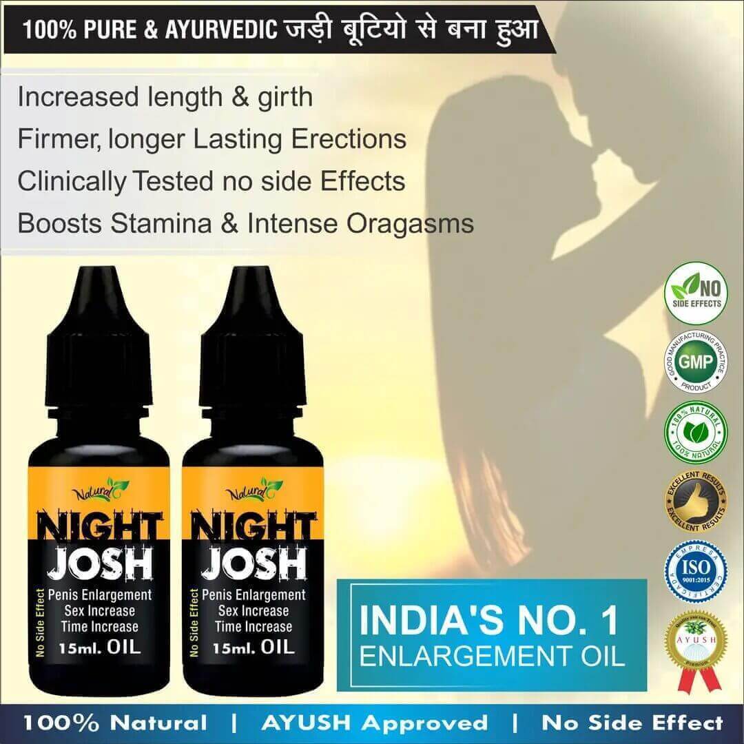 Buy Riffway Night Josh Herbal Massage Oil Online In USA, UK