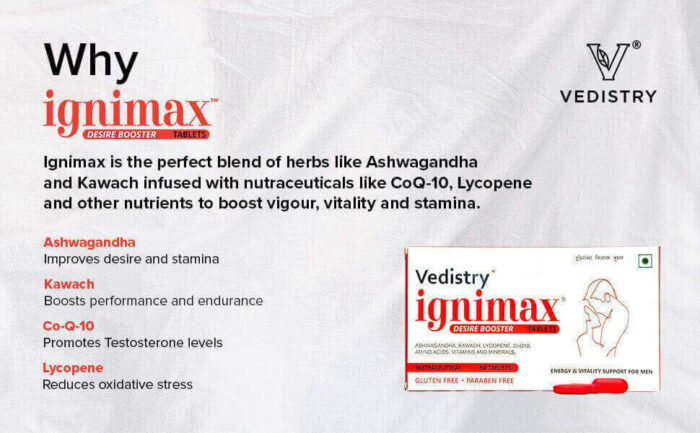 Buy Vedistry Ignimax Desire Booster Tablet Online