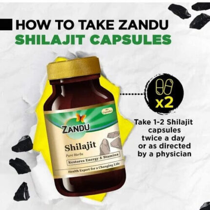 Buy Zandu Shilajit Capsule Online in USA, UK