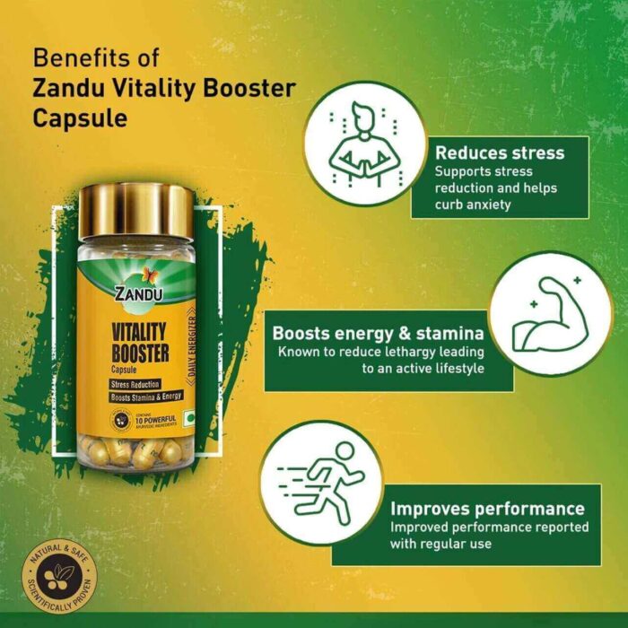 Zandu Vitality Booster Capsule at an Affordable Price